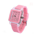 Reloj de pulsera Japan Movt Quartz Silicon Band